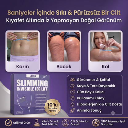 Liftica™ Çok Amaçlı Sıkılaştırma Bandı (Bacak, Karın, Kol)