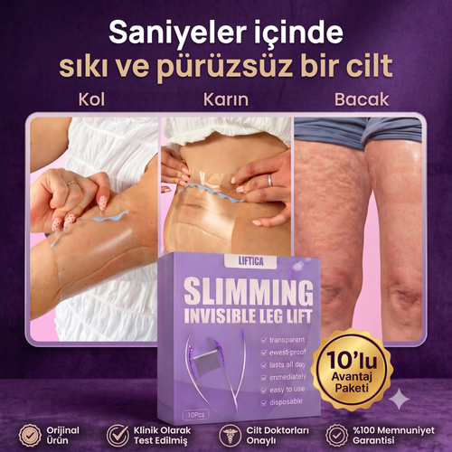 Liftica™ Çok Amaçlı Sıkılaştırma Bandı (Bacak, Karın, Kol)